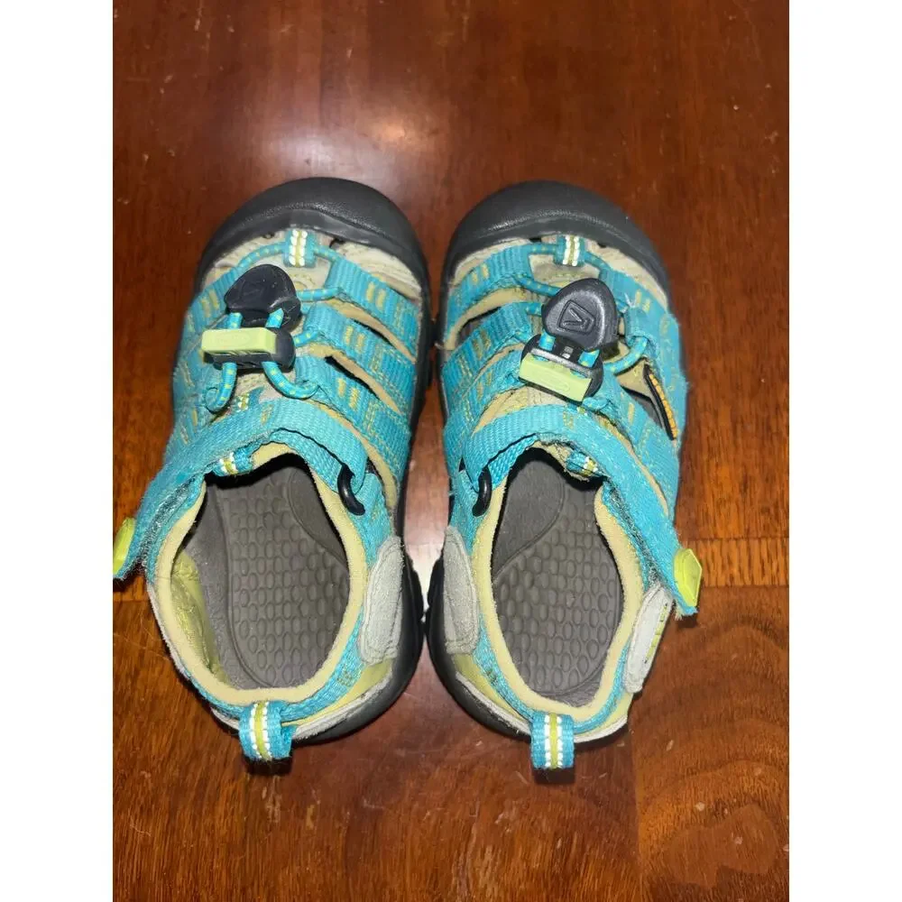 Keen Newport H2 Sandals Kids’ blue green toddler (size 8)